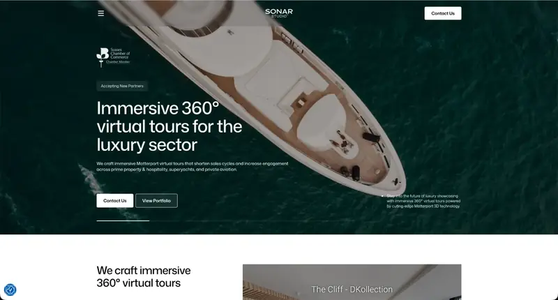 Sonar Studio website