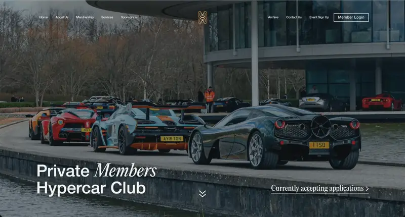 Hypra Lusso website