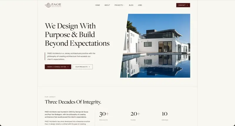 Architects website